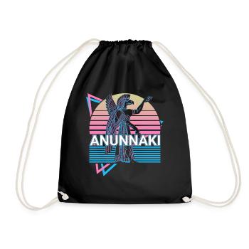 Don de Dieu égyptien Anunnaki - Sac de sport léger - noir - Devant