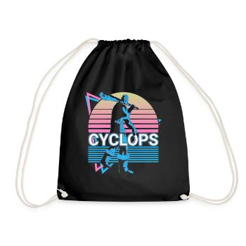 Cyclops Greek Mythology Gift - Drawstring Bag - black - Front