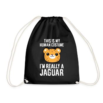 C’est mon costume humain je suis vraiment - Sac de sport léger - noir - Devant