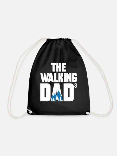 The Walking Dad 3 Saunter Dad Vatertagsspaziergang - Turnbeutel - Schwarz
