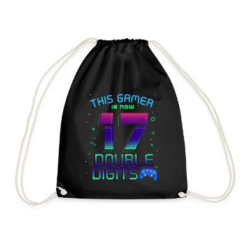 Ce joueur est maintenant 17 à deux chiffres 17. - Sac de sport léger - noir - Devant