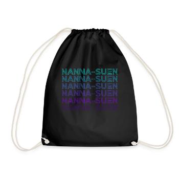 Nanna-Suen God Ancient Sumerian Deity Retro - Drawstring Bag - black - Front