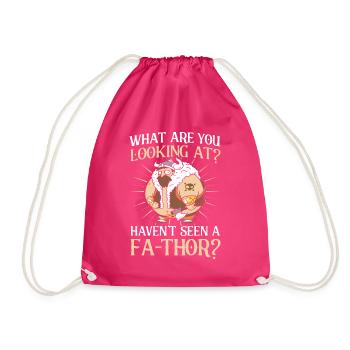 Fa-Thor Père Papa Papa - Sac de sport léger - fuchsia - Devant