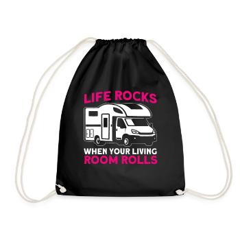 Camping camping en plein air Camping Camping - Sac de sport léger - noir - Devant