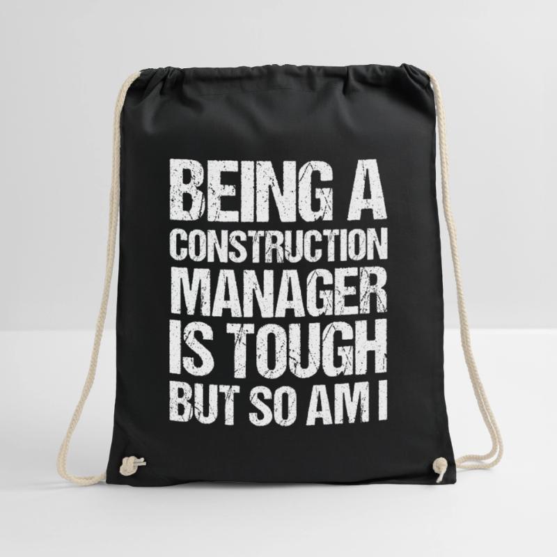 Difficult Foreman Construction Manager Construction Project Drawstring Bag