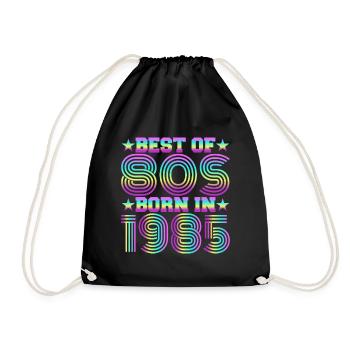 Le meilleur des années 80 Né en 1985 Vintage - Sac de sport léger - noir - Devant
