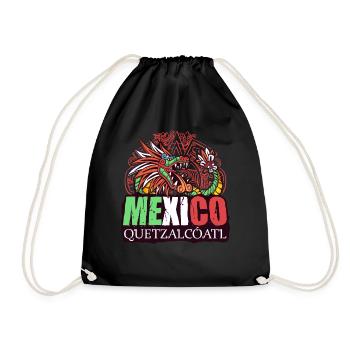 Quetzalcoatl Aztec Serpent Maya Inca Tolteke - Sac de sport léger - noir - Devant