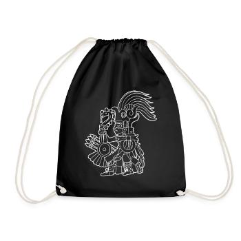 Huitzilopochtli Aztèque Dieu Aztèque Mythologie Maya - Sac de sport léger - noir - Devant