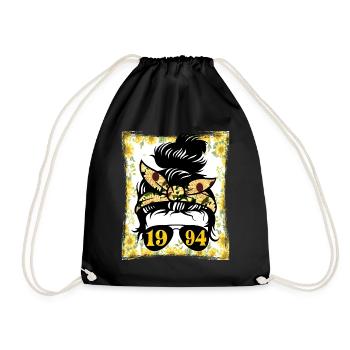Tournesol Maman Née 1994 Anniversaire - Sac de sport léger - noir - Devant