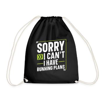 Sorry, I can't, I have others - Drawstring Bag - black - Front