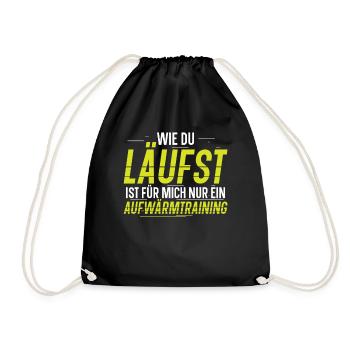 La façon dont vous courez n’est qu’une seule pour moi - Sac de sport léger - noir - Devant