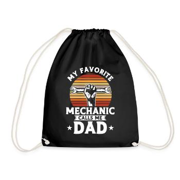 Mécanicien préféré Père Mécanicien Père - Sac de sport léger - noir - Devant