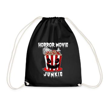 Film d’horreur Popcorn Film d’horreur Cinéma Soirée cinéma - Sac de sport léger - noir - Devant