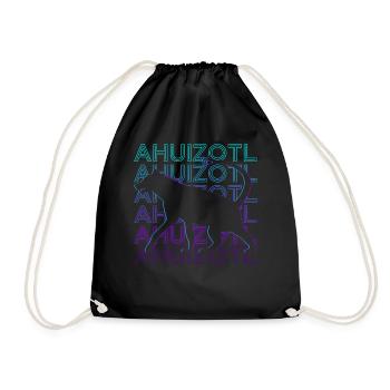 Ahuizotl Azteken Mythologie Maya Retro Geschenk - Turnbeutel - Schwarz - Vorne