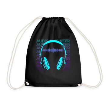 Ingénieur du son Ingénieur du son Retro Gift - Sac de sport léger - noir - Devant