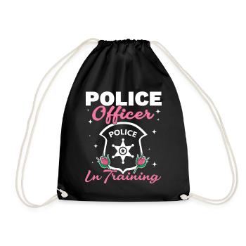 Policier en formation Policier - Sac de sport léger - noir - Devant