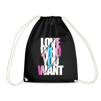 Femboy Gift - Drawstring Bag - black - Front