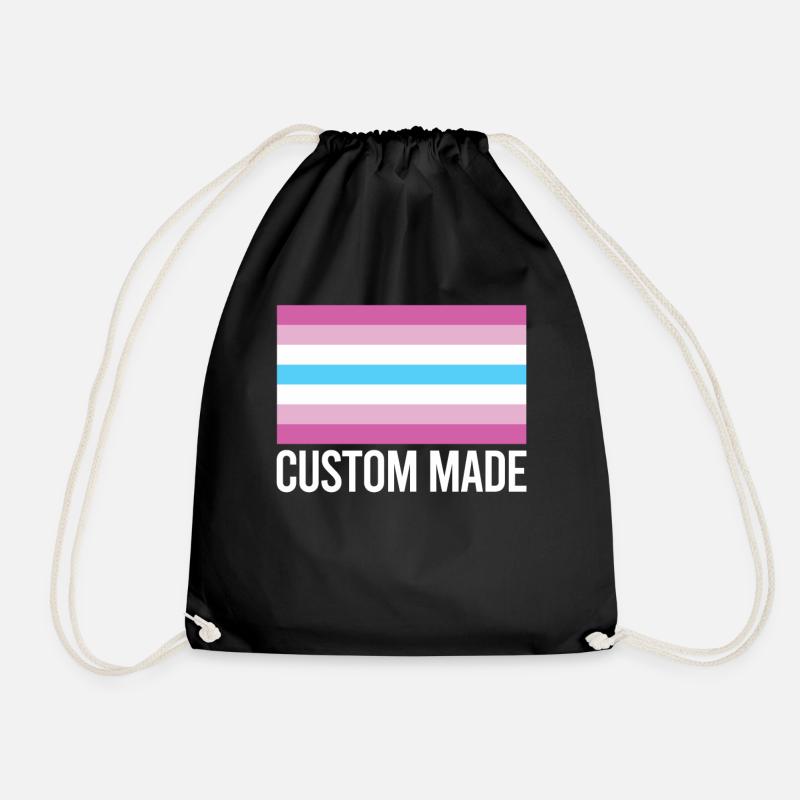 Femboy Flagge Geschenk - Turnbeutel - Schwarz