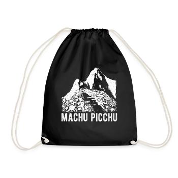Machu Picchu Peru Inca Gift - Drawstring Bag - black - Front