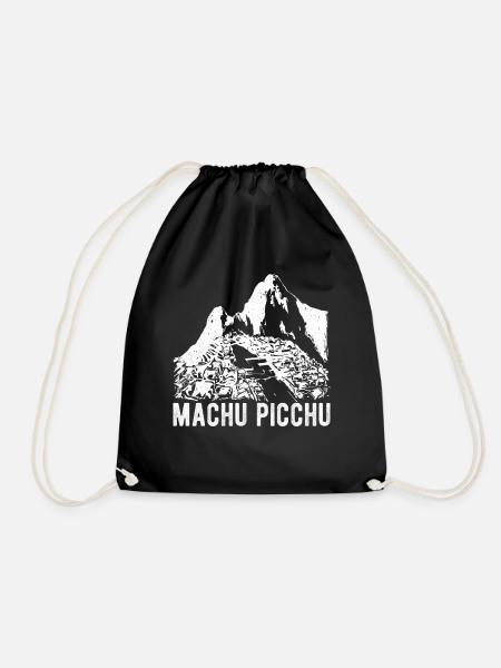 Machu Picchu Peru Inka Geschenk - Turnbeutel - Schwarz
