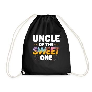 Oncle The Sweet One | Anniversaire familial correspondant - Sac de sport léger - noir - Devant
