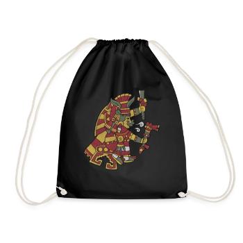 Chalchiuhtlicue Déesse aztèque de l’eau Maya Inca - Sac de sport léger - noir - Devant