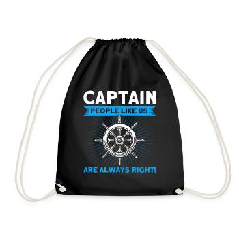 Amateurs de bateau Capitaine de bateau Capitaines - Sac de sport léger - noir - Devant