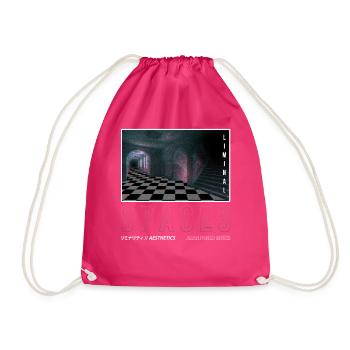 Anemoiacore Aesthetic Border Space Weirdcore - Drawstring Bag - fuchsia - Front