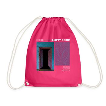 Anemoiacore Aesthetic Border Space Weirdcore - Drawstring Bag - fuchsia - Front