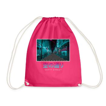 Anemoiacore Aesthetic Border Space Weirdcore - Drawstring Bag - fuchsia - Front