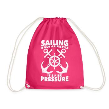Drôle de marin - Sac de sport léger - fuchsia - Devant