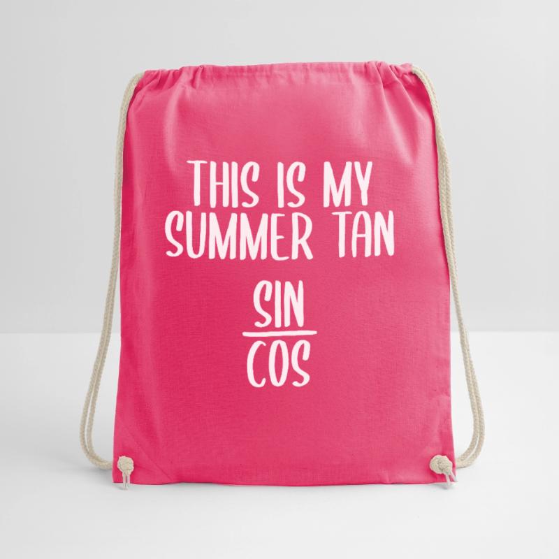 Fun Math Trigonometry Drawstring Bag