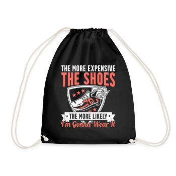 Shoe Collector Shoe Collector Sneaker Lover - Drawstring Bag - black - Front