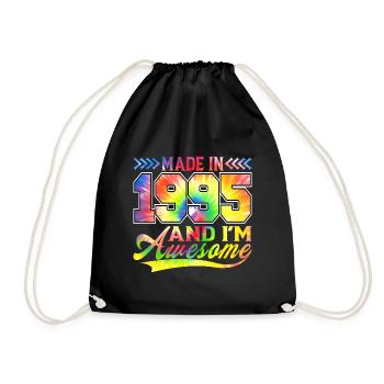 Fabriqué en 1995 et je suis un spectre de couleurs génial - Sac de sport léger - noir - Devant