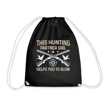 Drôle de chasse à la sauvagine Chasse au canard - Sac de sport léger - noir - Devant