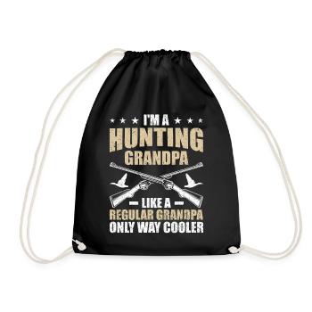Drôle de grand-père chasseur de sauvagine - Sac de sport léger - noir - Devant