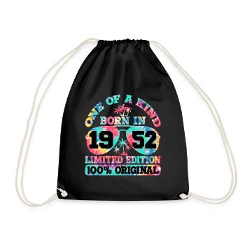 Unique Né en 1952 Édition Limitée - Sac de sport léger - noir - Devant