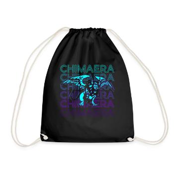 Chimère Mythologie Grecque Antique Rétro Cadeau - Sac de sport léger - noir - Devant