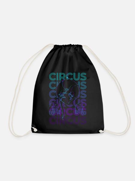 Cadeau Rétro Cirque - Sac de sport léger - noir