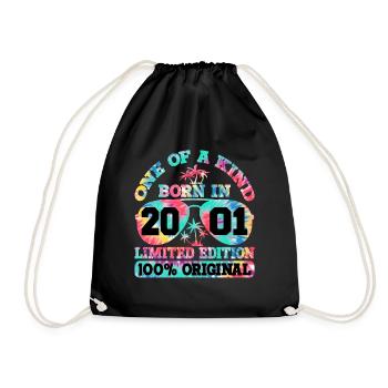 Unique Né en 2001 Édition Limitée - Sac de sport léger - noir - Devant