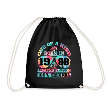 Unique Born 1988 Limited Edition - Drawstring Bag - black - Front