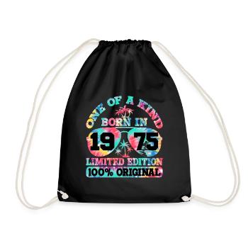 Unique Né en 1975 Édition Limitée - Sac de sport léger - noir - Devant