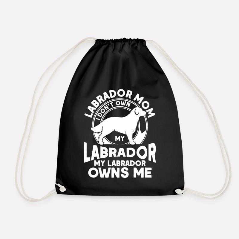 Haustier Labrador Mama Hund Labrador - Turnbeutel - Schwarz