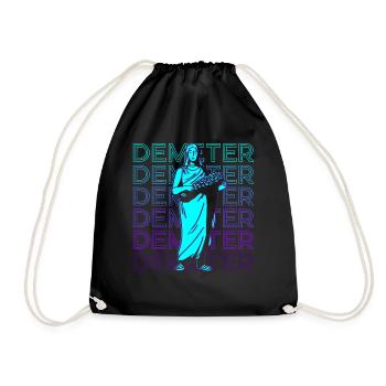 Déméter Déesse grecque Mythe grec antique - Sac de sport léger - noir - Devant