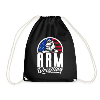 Arm press Arm press - Drawstring Bag - black - Front
