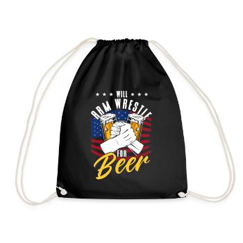 Will Arm Wrestle pour Beer Arm Press - Sac de sport léger - noir - Devant