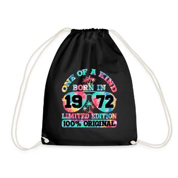 Unique Born 1972 Limited Edition Summer - Drawstring Bag - black - Front
