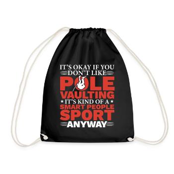 Ce n’est pas grave si vous n’aimez pas le saut à la perche - Sac de sport léger - noir - Devant