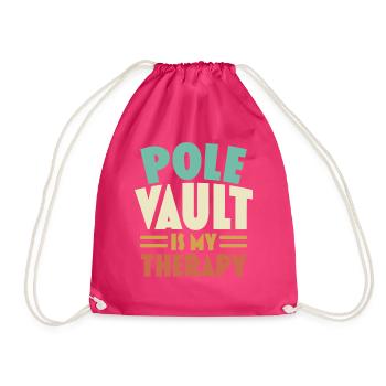 Le saut à la perche est ma thérapie de perchiste - Sac de sport léger - fuchsia - Devant
