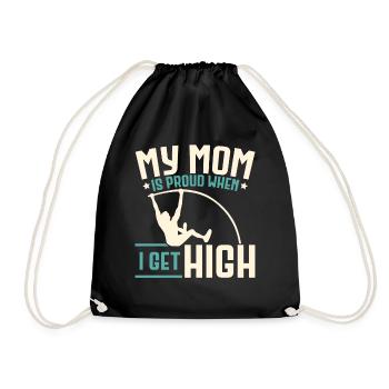 My mother is proud when I come up Stabho - Drawstring Bag - black - Front
